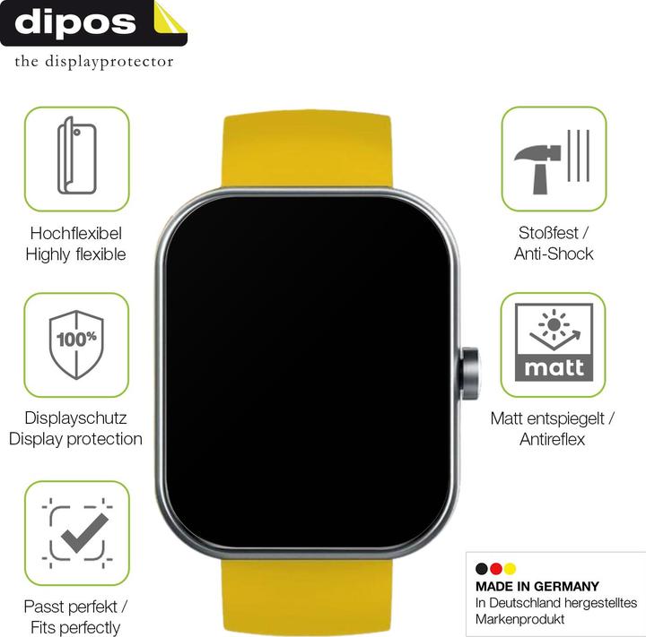 Produktbild Dipos Full Cover Schutzfolie Matt