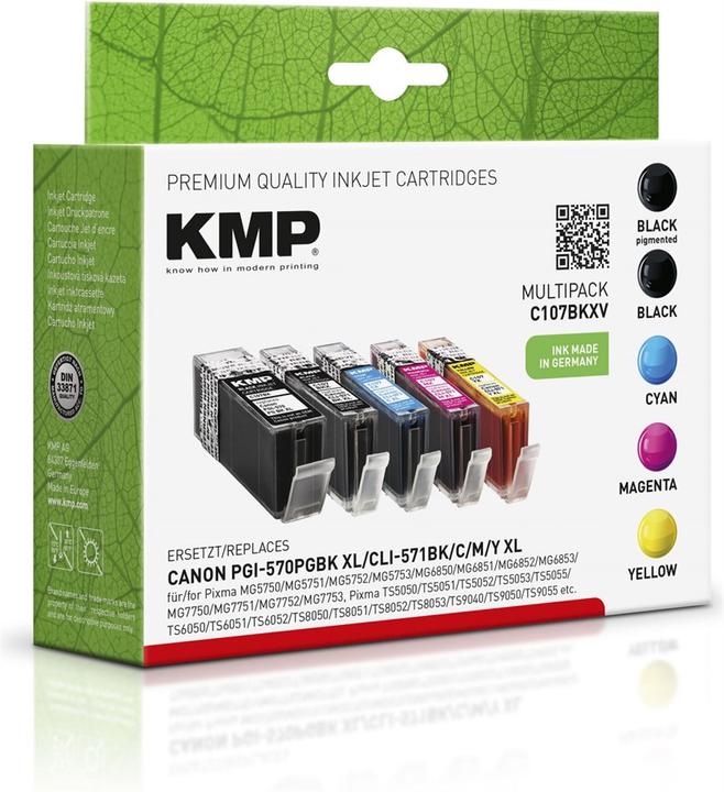 Image du produit KMP C107BKXV (M, PGBK, CF, C, Y)