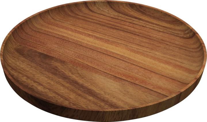 Actual product image Schönwald Playground wooden plate flat round Ø24cm h: 2.5cm (24 cm)