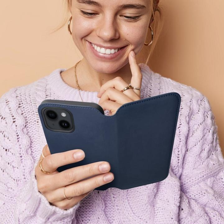 Immagine prodotto OEM Book case DUAL POCKET Book case for IPHONE 16 Plus navy (Apple iPhone 16 Plus)