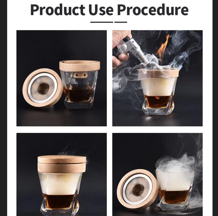 Image du produit PhoneLook Cocktail Smoker Kit mit Heater sowie premium Wood 4 sorten für smoking Whiskey & Bourbon