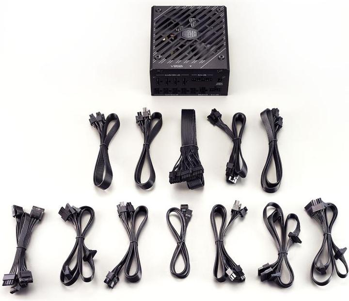 Actual product image Cooler Master Power supply CoolerMaster 850W V850 Modular (80+ Gold) (850 W)