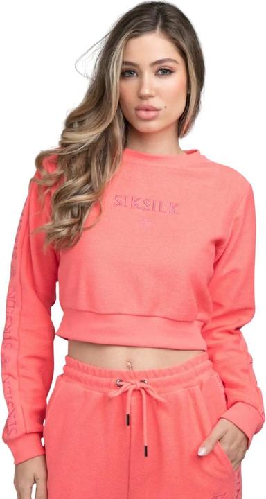 Siksilk Kurzes Sweatshirt Schlaufe hinten