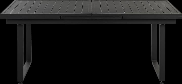 Image du produit Beliani Table de jardin aluminium noir 180 / 240 x 90 cm extensible VALCANETTO (90 cm)