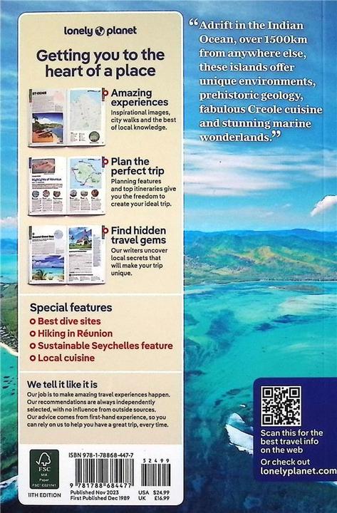 Immagine prodotto Mauritius, Reunion & Seychelles (Inglese, Paula Hardy, Rooksana Hossenally, Collettività, 2023)
