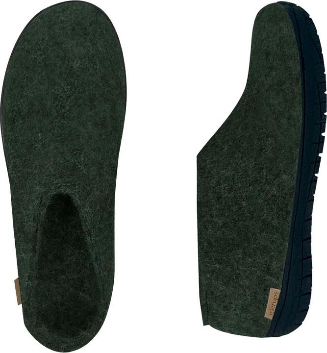 Immagine prodotto Glerups Pantofola nera con suola in gomma naturale (38)