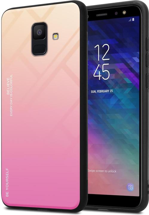 Productafbeelding Cadorabo TPU 2 kleuren glasdekking (Samsung Galaxy J6 (2018))