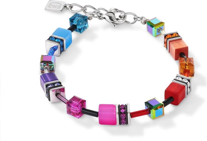Immagine prodotto Coeur de Lion Bracciale GeoCube (21.50 cm, Acciaio inossidabile)