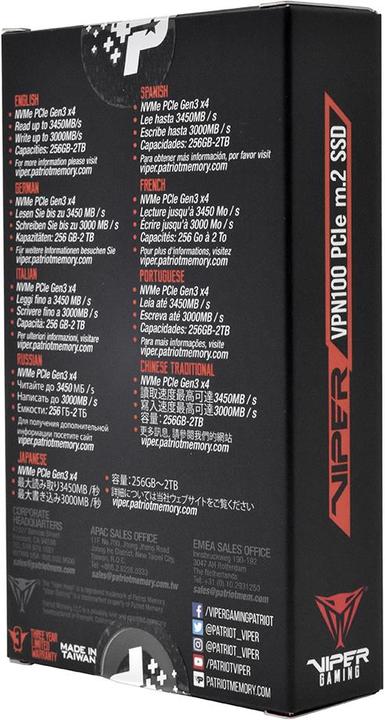 Image du produit Patriot Vipère VPN100 (512 Go, M.2 2280)