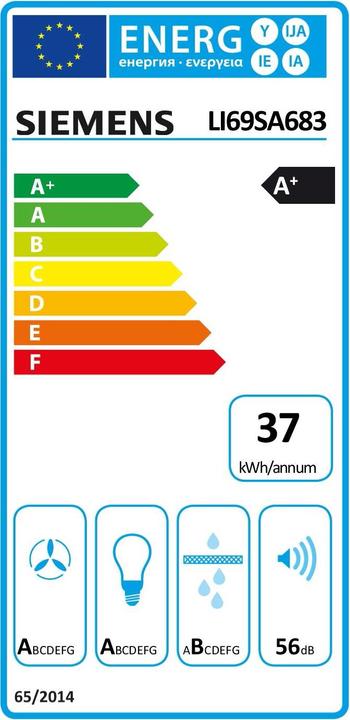 Energy Label Siemens LI69SA683 iQ700 (Flat-screen hood)