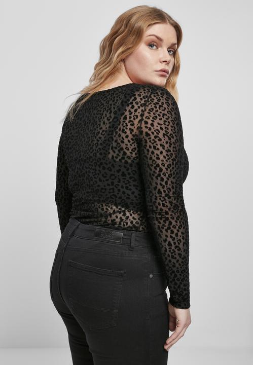 Actual product image Urban Classics Ladies Flock Lace Body - 8648 (4XL)