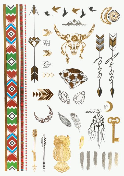 Immagine prodotto PP Tatuaggi metallici per il corpo - Sciamano