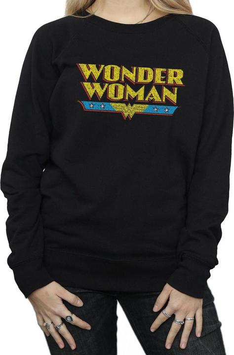 Immagine prodotto Wonder Woman Crackle Logo Felpa Donna (M)