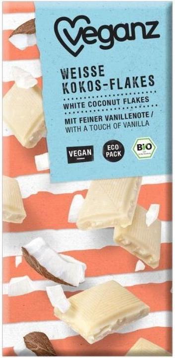 Veganz BIO Weisse Kokos - Flakes (80 g)