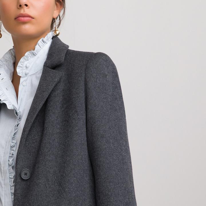 Actual product image La Redoute Collections Coat with button fastening (32)