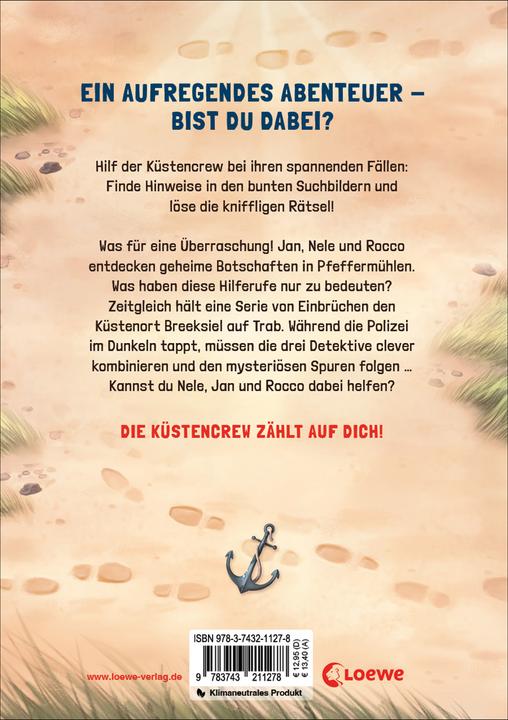 Actual product image Die Küstencrew (Band 2) - Die Spur der Schmuggler (German, Nathalie Kranich, Corner bandixen, Loewe children's books, 2022)