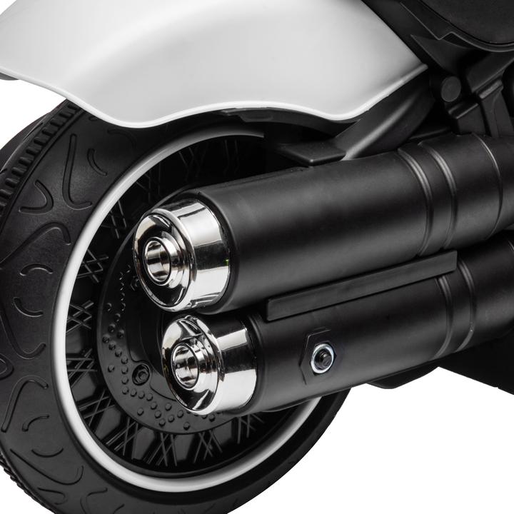 Image du produit Homcom Elektromotorrad Kunststoff, Metall Weiss+Schwarz (6 V)
