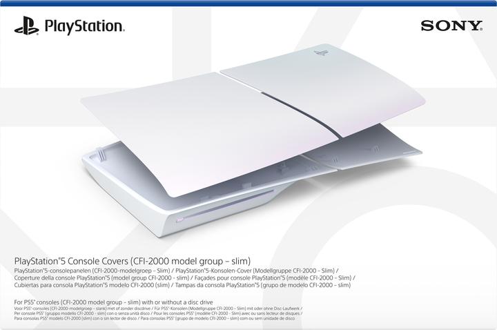 Image du produit Sony Couverture PlayStation 5 (Slim) - Chroma Pearl (Playstation Classic)