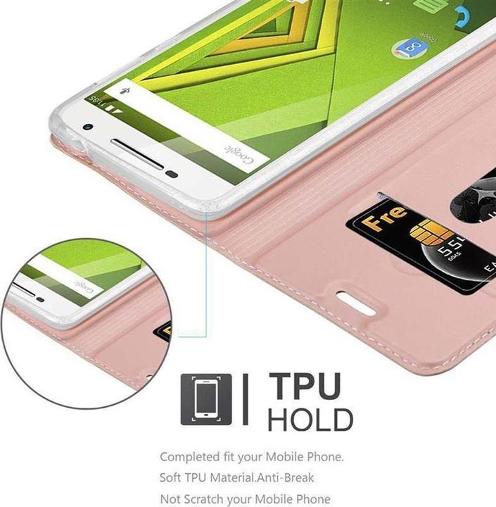 Produktbild Cadorabo Book Classy Style Cover (Motorola Moto X Play)