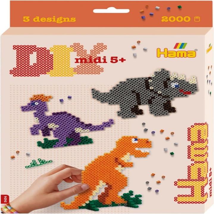 Immagine prodotto Hama Perlen Set di perline da stiro Midi Dino World