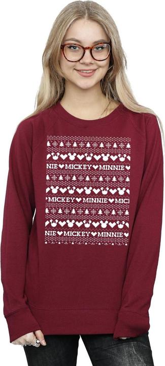 Produktbild Disney Mickey And Minnie Christmas Fair Isle Sweatshirt (L)