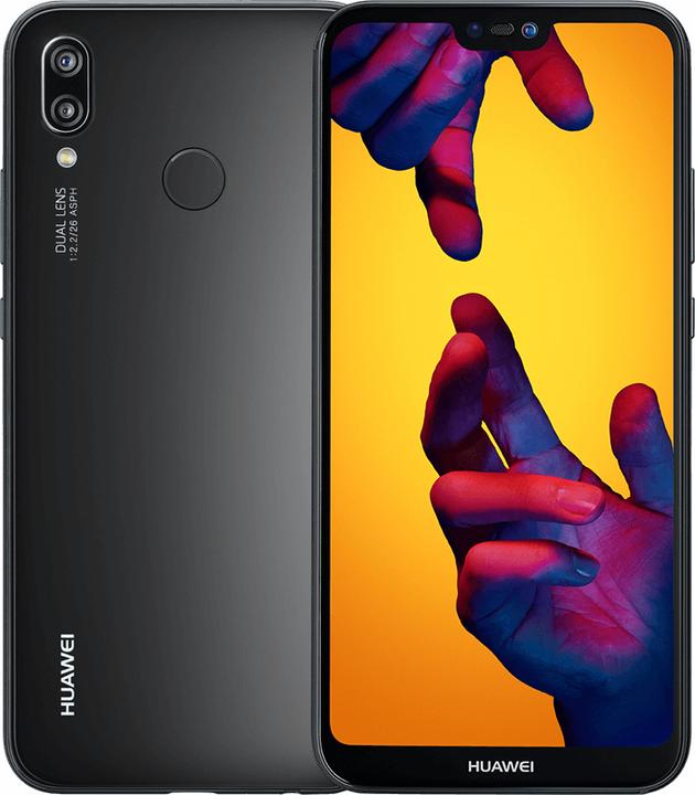 Actual product image Huawei P20 Lite (64 GB, Midnight Black, 5.80", Hybrid Dual SIM, 16 Mpx, 4G)