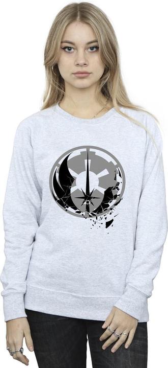 Actual product image Star Wars Womens/Ladies Obi-Wan Kenobi Fractured Logos Sweatshirt (S)