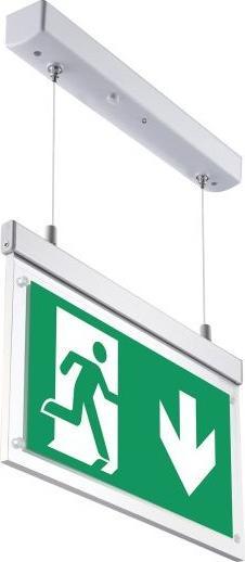 Produktbild Optonica OPT WW7205 - LED-Fluchtweg-Leuchte 2 W Notausgang hängend