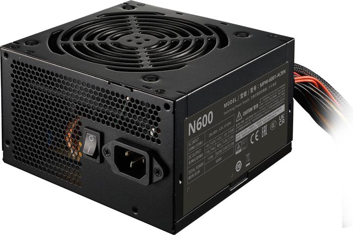 Immagine prodotto Cooler Master ALIMENTATORE 600W ELITE NEX N600 240V PFC ATTIVO 1-FAN 120MM (600 W)