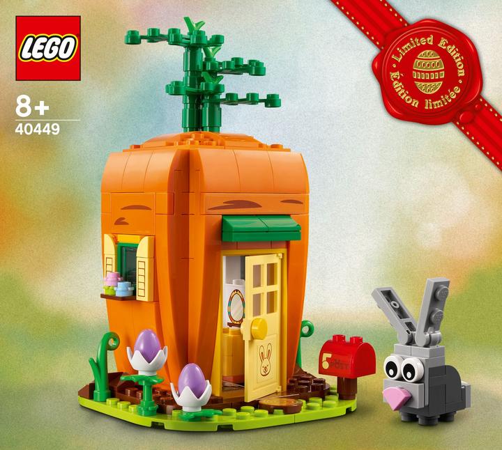 Image du produit LEGO Maison de la carotte du lapin de Pâques (40449, LEGO difficiles à trouver)