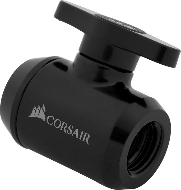 Actual product image Corsair Hydro X Series XF Adapter Shut-off ball valve