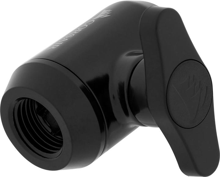 Actual product image Corsair Hydro X Series XF Adapter Shut-off ball valve
