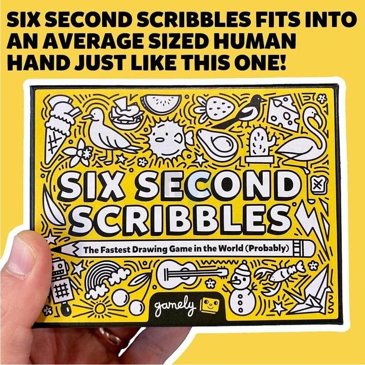 Image du produit Gamely SIX SECOND SCRIBBLES - Le jeu de dessin le plus rapide du monde (Probablay) (Anglais)