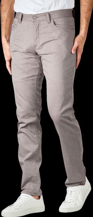 Actual product image Alberto Smart Cotton Pipe Pant Regular Slim Fit Brown (W38/L34)