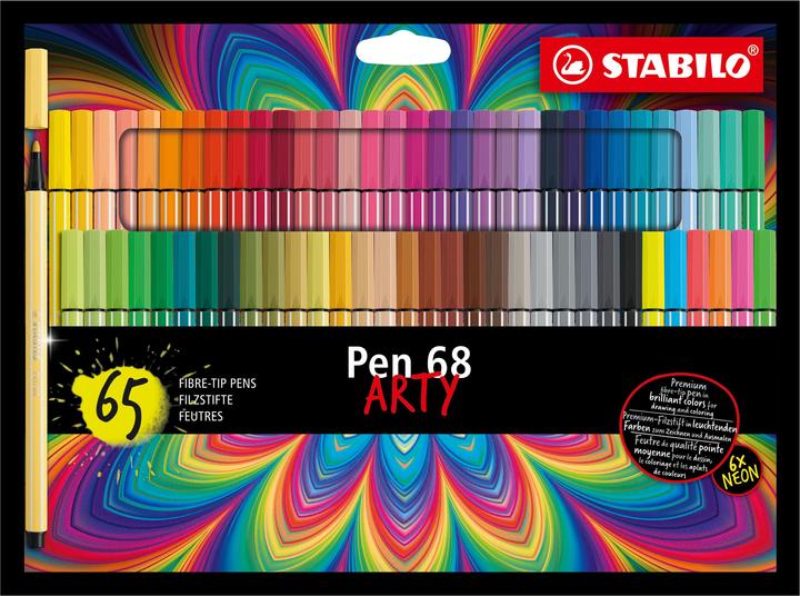 STABILO Penna 68 (Multicolore, 65 x)
