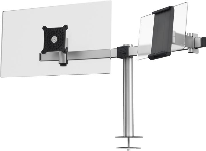 Actual product image Durable Monitor holder for 1 monitor and 1 tablet, HxWxD 445 x 780 x 190 mm (Table, 34.02")