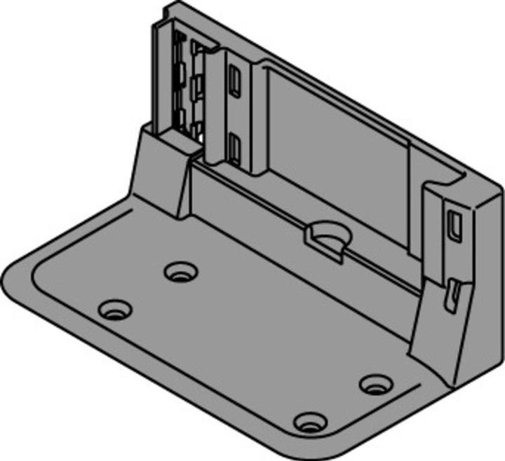 Actual product image Blum SERVO-DRIVE mounting bracket for 1 or 2 drive unit, with cable (1 pcs.)