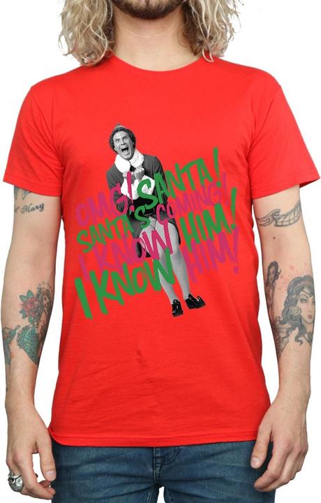 Produktbild Elf Santa's Coming TShirt (M)
