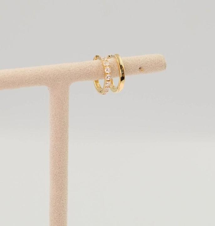 Produktbild Muau Creolen (750/18K Gelbgold)