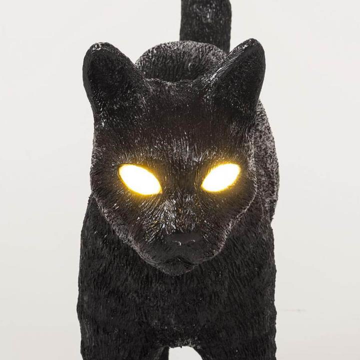 Actual product image Seletti Jobby The Cat table lamp black (100 lm)