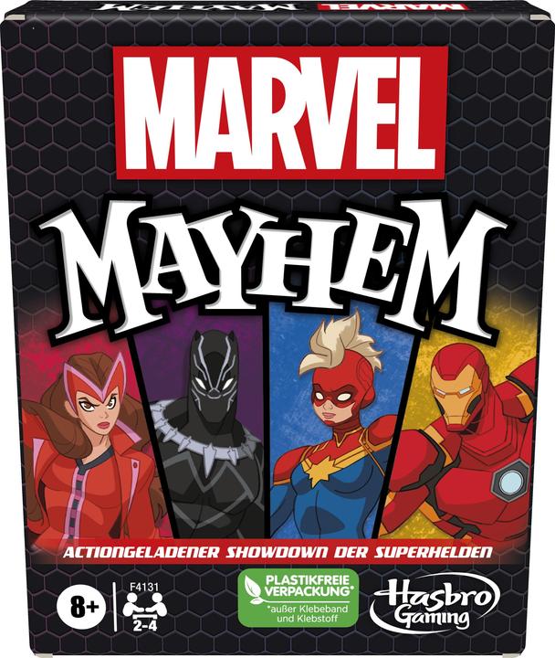 Actual product image Hasbro Gaming Card game Marvel Mayhem (German)