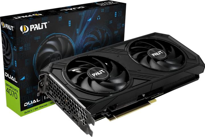 Actual product image Palit GeForce RTX 4070 Dual (12 GB)
