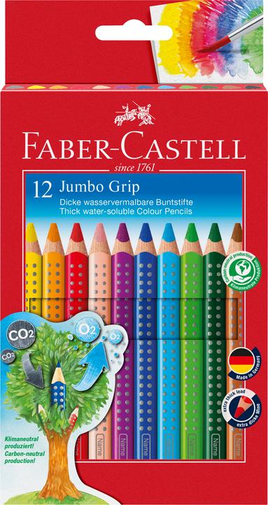 Immagine prodotto Faber-Castell impugnatura jumbo (Multicolore, 12 x)