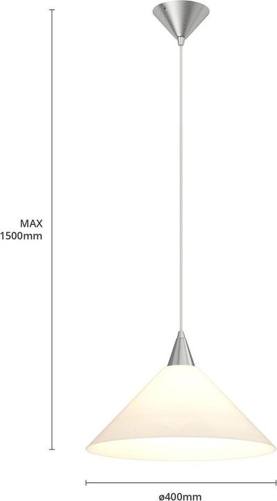 Actual product image Lindby Petra pendant light White (E27)