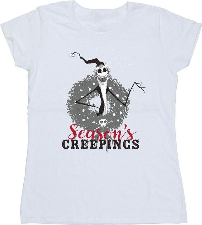 Image du produit Disney - T-shirt THE NIGHTMARE BEFORE CHRISTMAS SEASONS CREEPINGS WREATH - Femme (XXL)