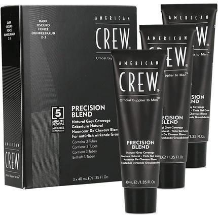 Image du produit American Crew Classic Precision Blend 2-3 Dark Grey 40ml - Pack de 3