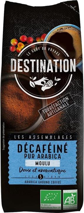 Immagine prodotto Destination Grand Comptoir Decaffeinato con acqua Pura Arabica Sudamericana macinata con filtro (250 g)