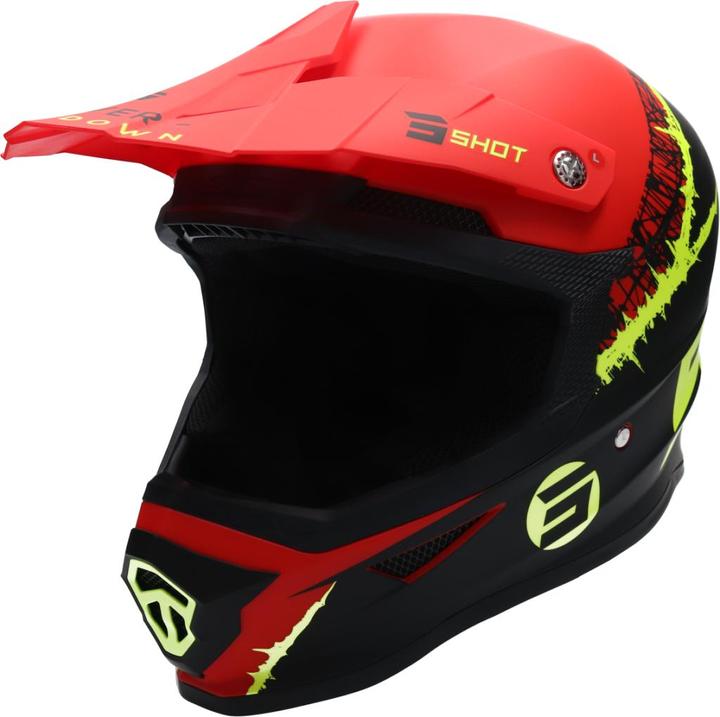 Actual product image Shot FURIOUS STORM Helm