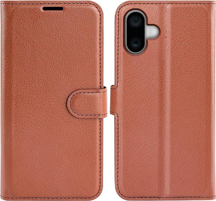 Actual product image Cover-Discount iPhone 16 - Leather case (Apple iPhone 16)