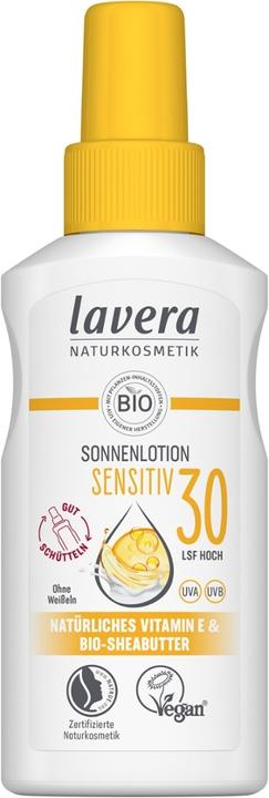 Produktbild Lavera Sun Sensitiv Sonnenlotion Sensitiv LSF 30 100 ml (Sonnenlotion, SPF 30, 100 ml)